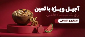 خرید اقساطی و اعتباری آجیل